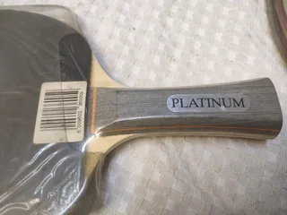 Vintage 2 x brand new SNT table tennis bat with 5x Dunlop professional balls