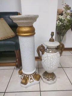 Antique ig ceramic lamp 1.45 meter