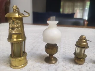 Antique Victor Kent &#96;Wolf&#96; Miner&#96;s Safety lantern Lamp.