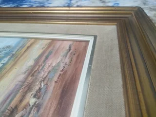 Beautiful oil painting Signed by  ( V. van Houten, )