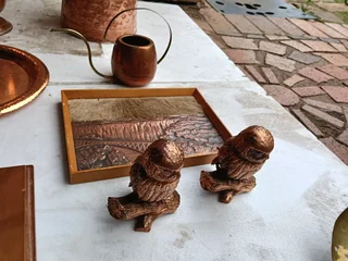 17 items of Cooper ornaments for sale