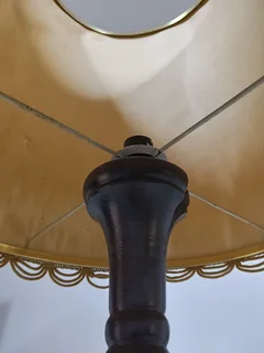 Beautiful curved solid wood 2 meters floor lamp