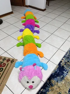 Soft toddler Caterpillar plushie 2.5 meters.