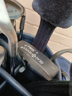 Heavy blue genuine leather  golf club for sale