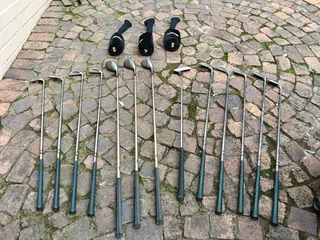 Heavy blue genuine leather  golf club for sale