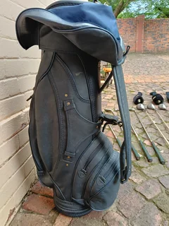 Heavy blue genuine leather  golf club for sale