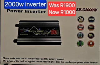 2000w Solar inverter-WHATSAPP 073 631 1491