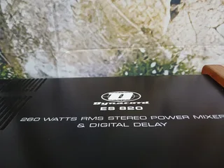 Dynacord ES 820 260 watts RMS Stereo Power Mixer &amp; Digital Delay PA System