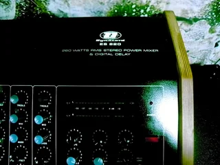 Dynacord ES 820 260 watts RMS Stereo Power Mixer &amp; Digital Delay PA System