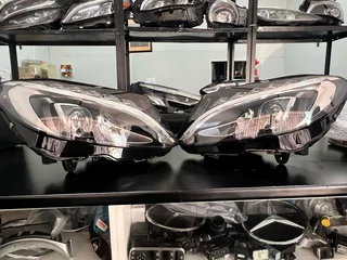 MERCEDES BENZ W205 LEFT &amp; RIGHT HEADLIGHTS