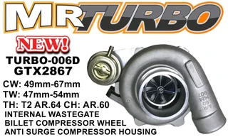 Gtx2867 Aftermarket Turbocharger