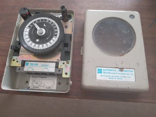 Two electronic time switches for sale
