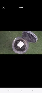 Water meter in a purpose made polycarbonate  enclosure in good condition with all fittings