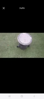 Water meter in a purpose made polycarbonate  enclosure in good condition with all fittings