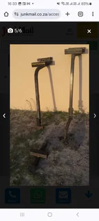Two separate bicycle carriers in good condition complete with base plate which bolts to the towbar