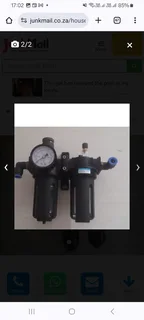 Air compressor regulator filter with combined lubricator.must have for any compressor running tools