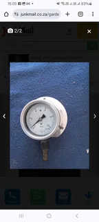 Pressure gauge with mounting binacle 0-10kPa with compensating adjustmentGood quality gauge