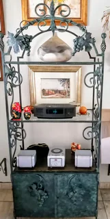 Wrought Iron Custom Made Cabinet...beautiful Piece ...