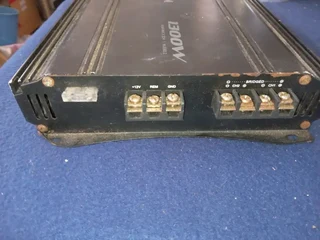 OHM 1300 Watt Car Amplifier twin channel with bridging options All in working order and good