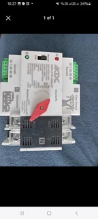 AcDc changeover switch in briefly used but in excellent condition