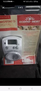Plug in digital thermostat for use with heating or cooling appliances or lights etc .New unused