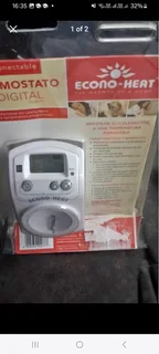 Plug in digital thermostat for use with heating or cooling appliances or lights etc .New unused