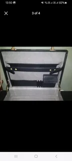 large leather briefcase for lawyer doctor or learner etc in excellent