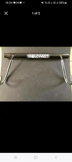 Used to mount complex bicycle frames onto hanging style bicycle carriers