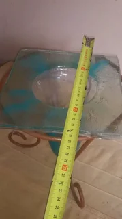 Hurricane Vase and stand