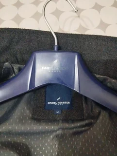 Grey Long Trench Coat - Medium