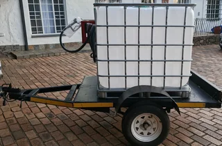 1000L DIESEL BOWSER ON TRAILER