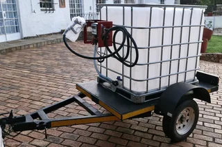 1000L DIESEL BOWSER ON TRAILER