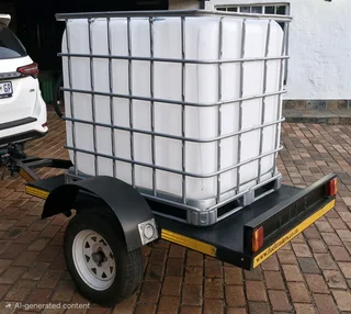 1000L DIESEL BOWSER ON TRAILER