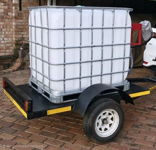 1000L DIESEL BOWSER ON TRAILER