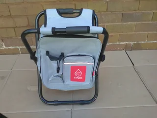 Backpack stool and cooler bag