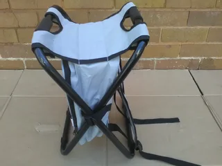 Backpack stool and cooler bag