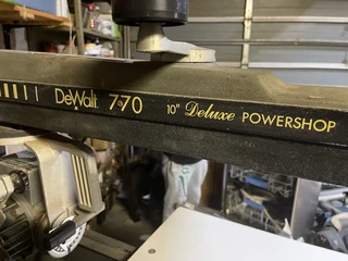 De Walt Radial Arm Sore
