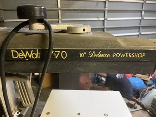 De Walt Radial Arm Sore