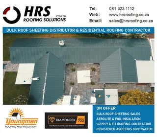 Roof Sheeting Contractor: IBR, Corrugated, Diamondek 407. Asbestos Roof Sheets &amp; Gutter Removals