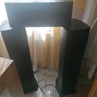 Yamaha rxv coupled with pioneer Andrew Jones edition speakers