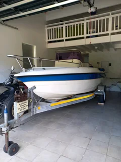 Boat with Outboard motor