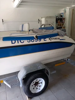 Boat with Outboard motor