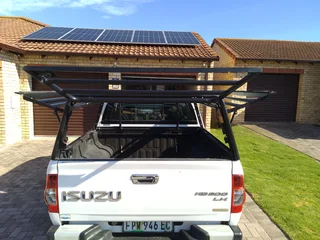 Isuzu FD Gullwing Canvas Canopy and Rails