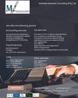Tax and accounting services