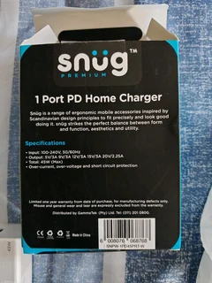 Snug 45 watt pd charging block