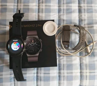 Huawei watch GT2 pro Good condition 8 to 10 days battery life Charger cable Charger magnet Box Extra