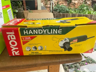 Ryobi Cordless Chainsaw and Angle Grinder