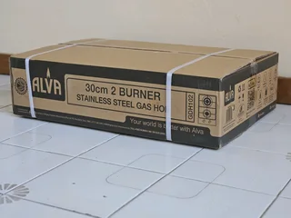 ALVA - 30cm 2-Burner Gas Hob | Stainless Steel | Electronic Ignition [BRAND NEW SEALED]