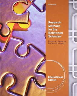 For Sale: Research Methods For The Behavioral Sciences (4th Ed., International Edition, Paperback)