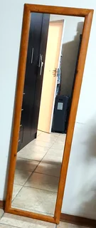 Solid Wooden Full-Length Mirror–Classic &amp; Sturdy